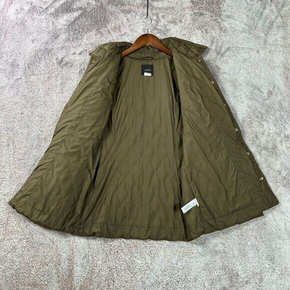 J.Crew Jacket Womens Small Green Excursion Quilted Down 48592 - Picture 2 of 10